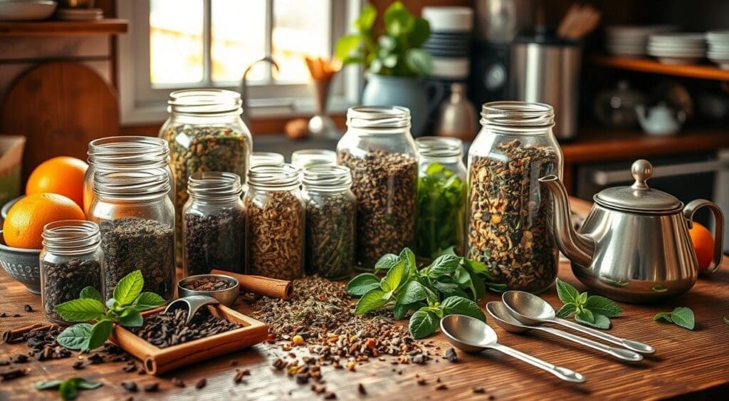 DIY tea blending